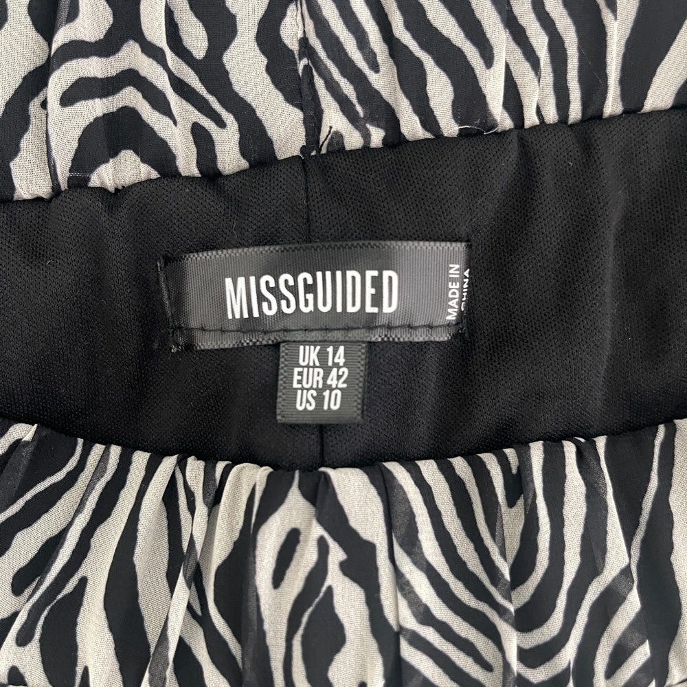 Black & white wide leg pants - Picture 6 of 6